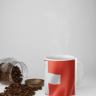 Caneca Bandeira Da Suiça