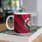 Caneca Bandeira Da Tunísia