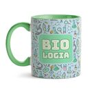 Caneca Biologia Com Nome Ícones