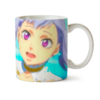 Caneca Black Clover Noelle Fundo Azul - Interior E Alça Branca
