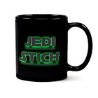 Caneca Black Jedi Stitch - Star Wars