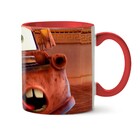 Caneca Black Letra Alfabeto Flowers Letra:z