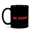 Caneca Black Mr Robot  Logo