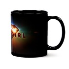 Caneca Black Supergirl Logo