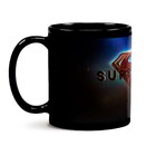 Caneca Black Supergirl Logo