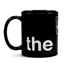 Caneca Black The Office Logo Toda Preta