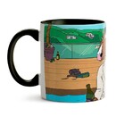 Caneca Bojack Horseman - Interior E Alça Preta