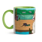 Caneca Bojack Horseman - Interior E Alça Verde Claro