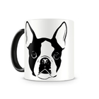 Caneca Boston Terrier Color Black