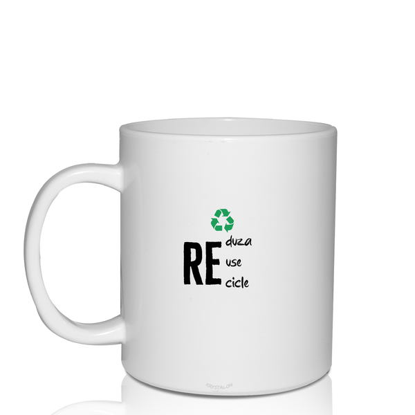 Caneca Branca Eco Adote Um Copo Krystalon