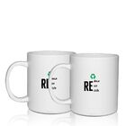 Caneca Branca Eco Personalizada 3 R's