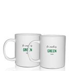 Caneca Branca Eco Personalizada Seja Green