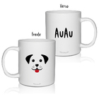 Caneca Branca Personalizada Para Dia Das Crianças Cachorro