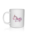 Caneca Branca Personalizada Unicórnio Voador Dia Das Crianças