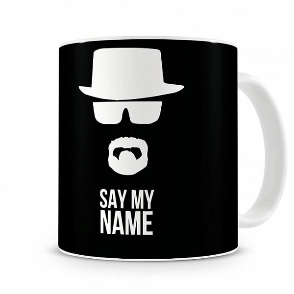 Caneca Breaking Bad Say My Name Black