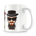 Caneca Breaking Bad Walter White Evolution Desenho