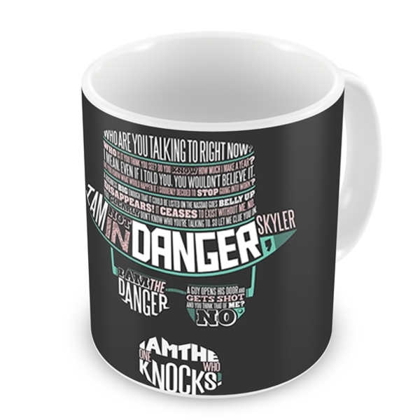 Caneca Breaking Bad - Walter White Face Words