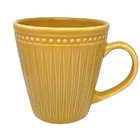 Caneca Café Chá Mostarda Agulhas Corona Yoi 254ml