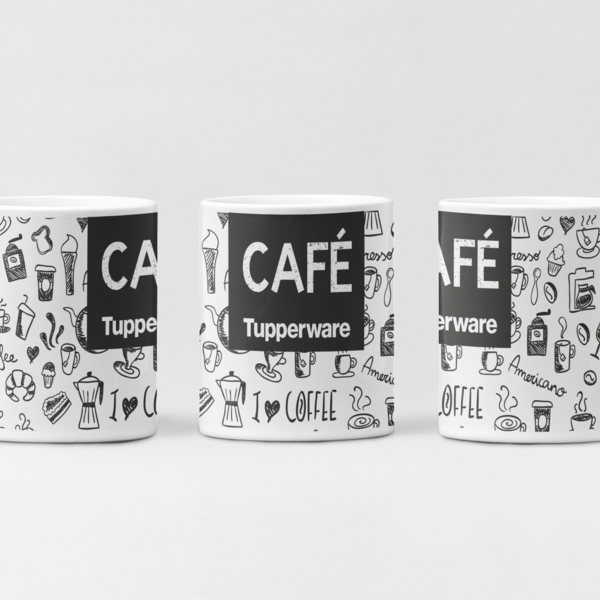 Caneca Café Tupperware Modelo 1