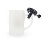 Caneca Campainha De Chopp A Vida É Muito Curta 400 Ml