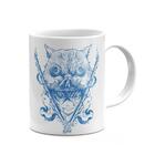 Caneca Caneco Anime Demon Slayer 325ml Branca Cerâmina