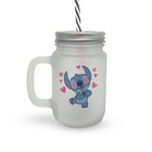 Caneca Canudo Stitch Apaixonado