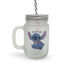 Caneca Canudo Stitch Sorrindo