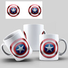 Caneca Capitão América Escudo