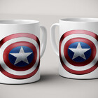 Caneca Capitão América Escudo