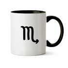 Caneca Características  Signo Escorpião - Interior E Alça Pre