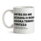 Caneca Características Signo Leão - Interior E Alça Branca