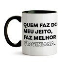 Caneca Características Signo Virgem - Interior E Alça Preta