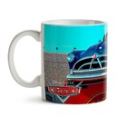 Caneca Carros Doc Hudson Radio - Interior E Alça Branca