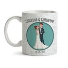 Caneca Casamento Desenho Casal Em Pé
