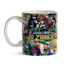 Caneca Cavaleiro Do Zodíaco Personagens - Interior E Alça Bra