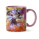 Caneca Cavaleiros Do Zodiaco Ikki Vs Shaka Interior E Alça Ro