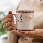 Caneca Cegonha Cheguei É Uma Menina