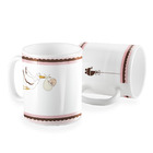 Caneca Cegonha Cheguei É Uma Menina