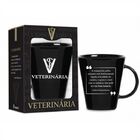 Caneca Cerâmica 360ml Na Caixa - Curso Veterinária Brasfoot