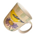 Caneca Cerâmica Bird Yelow 340 Ml