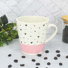 Caneca Cerâmica Chá Café Secret Coffee 300ml Rosa