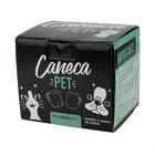 Caneca Cerâmica Preta Criativa Cachorro