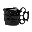 Caneca Cerâmica Preta Criativa Soco Inglês Tmj: Fs