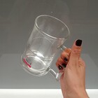 Caneca Cerveja 13x8x8cm 440ml Vidro Transparente