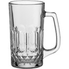 Caneca Cerveja 16x9x9cm 550ml Vidro Transparente