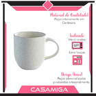 Caneca Chá Cerâmica 397ml Orion Reativo Branco