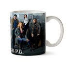 Caneca Chicago Fire Elenco Pd - Interior E Alça Branca (simpl