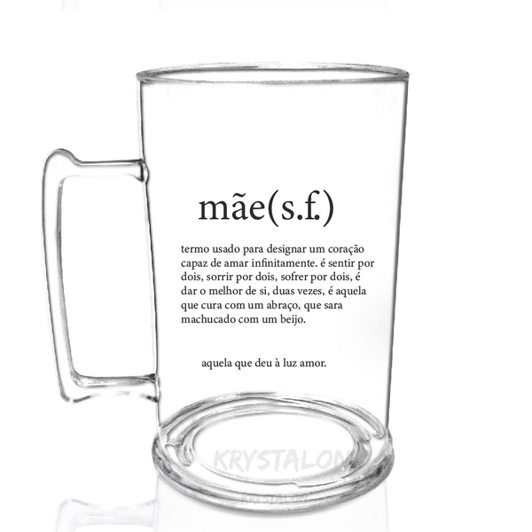 Caneca Chopp Personalizada Para Dia Das Mães - Signf. De Mãe