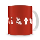 Caneca Coldplay Albuns
