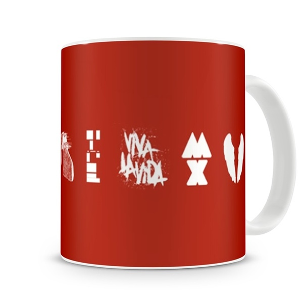 Caneca Coldplay Albuns